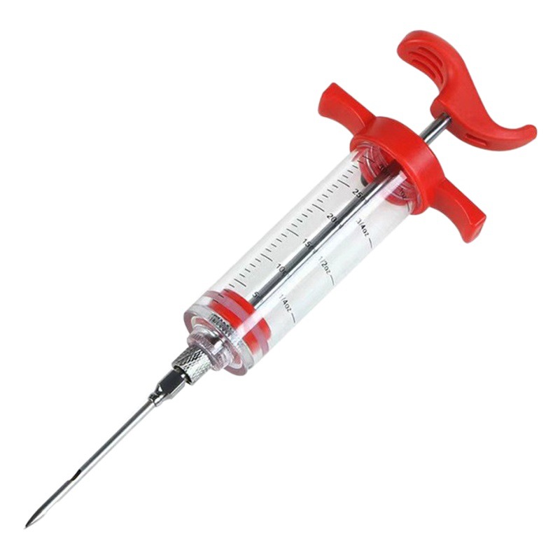 Kitchen seasoning barbecue marinade seasoning syringe barbecue tool seasoning syringe injection stainless steel turkey needle