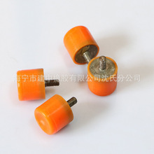 厂家可做机械设备配套金属包胶 脚垫 机脚垫 硅胶包胶