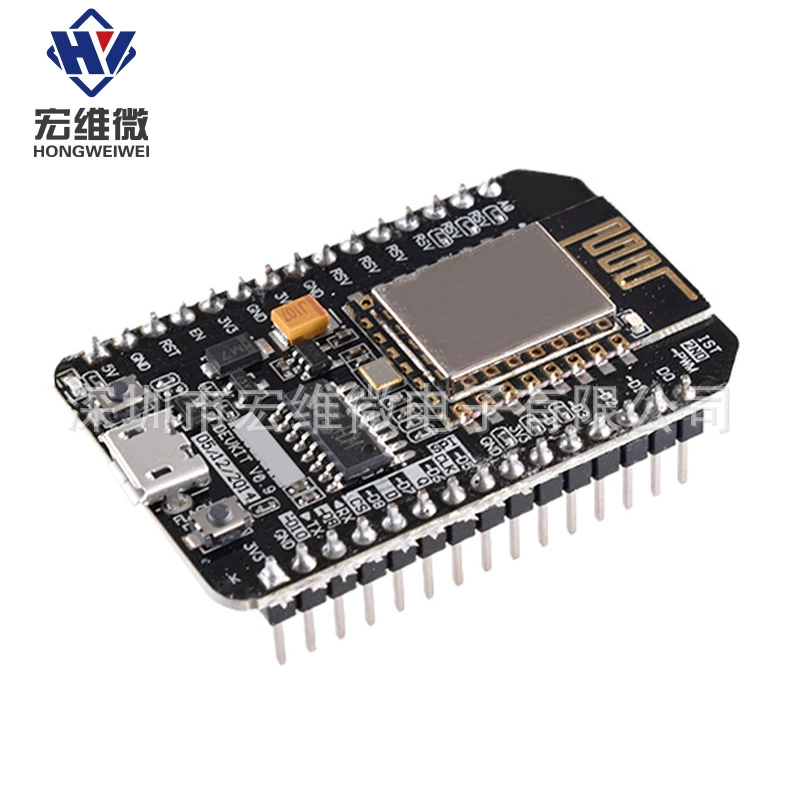 Черная плата разработки NodeMCU LUA Wi‑Fi для IoT, серийный Wi‑Fi модуль ESP8266