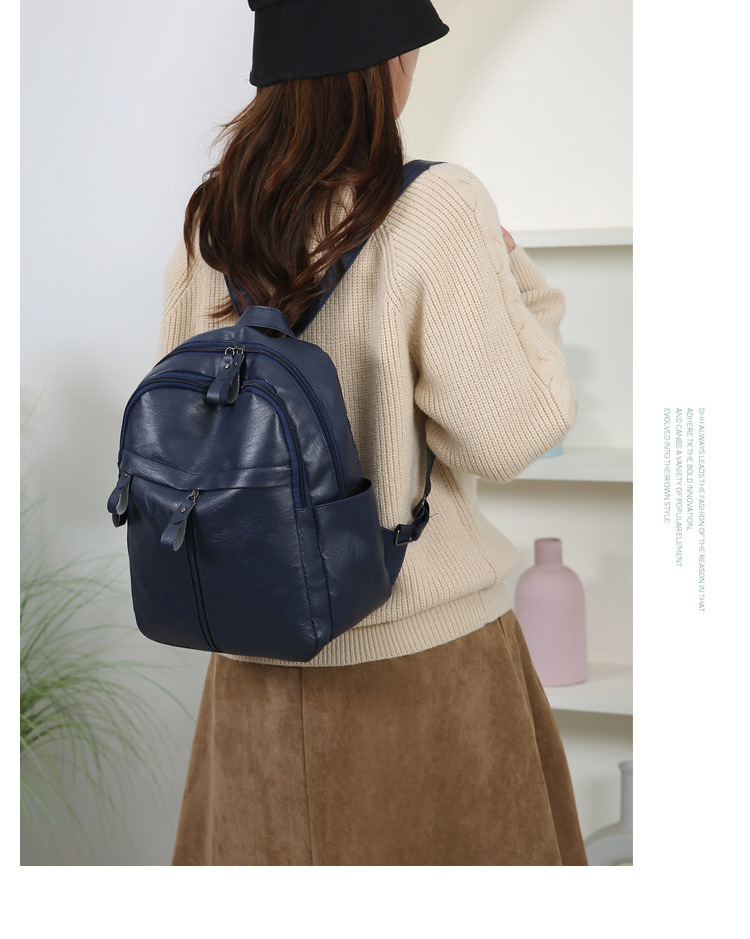 Koreanischer Doppelschultergurt Rucksack für Damen 2025 Neue Herbst- und Winterkollektion große Kapazität trendige Pendel- und Straßenrucksack modisch