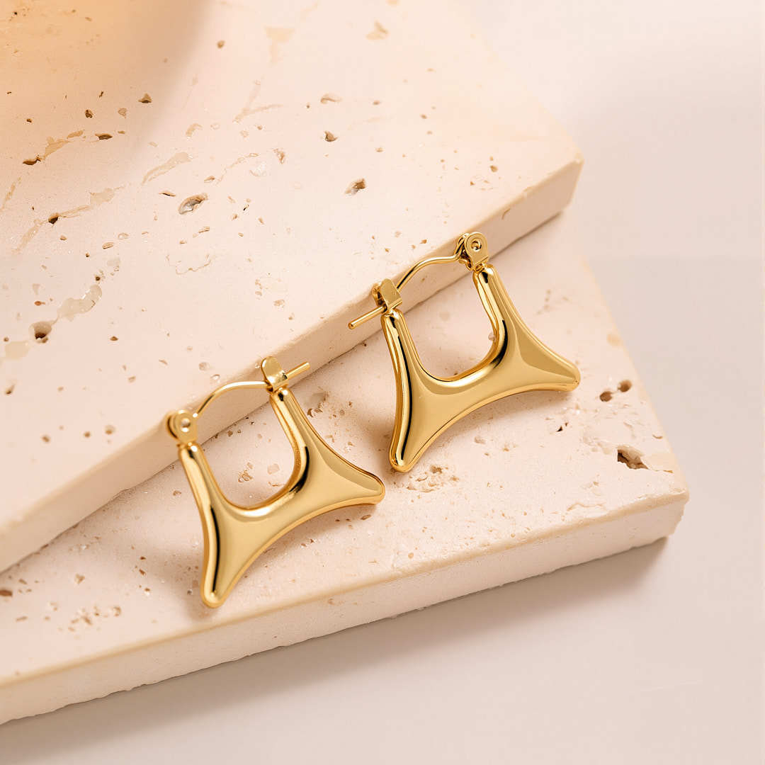 Eh071 earrings gold