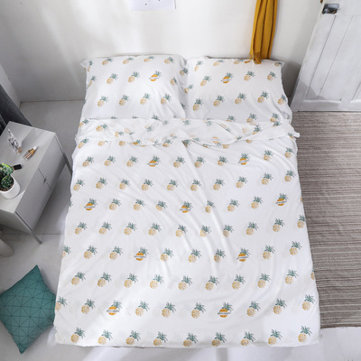 旅行隔脏酒店睡袋水洗棉旅行睡袋多规格可携带成人系带式睡袋热销|ru