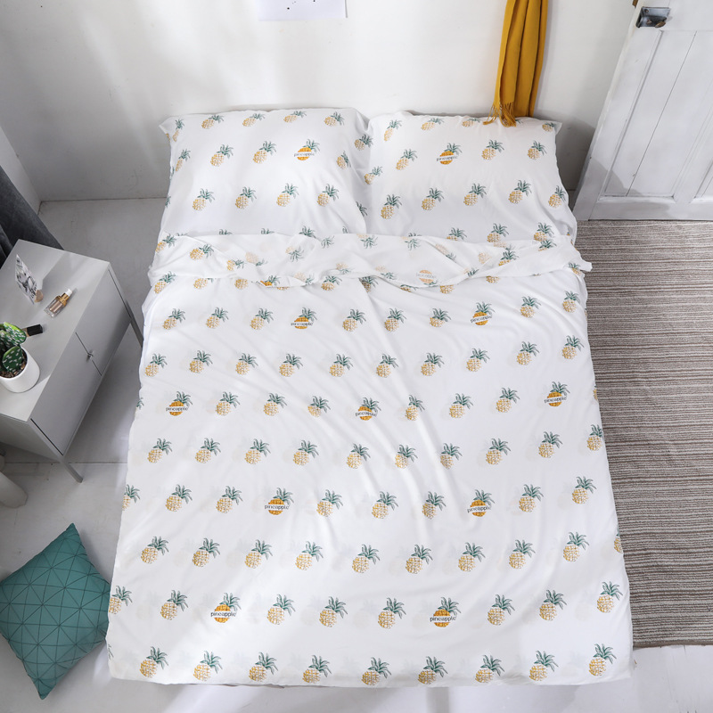 旅行隔脏酒店睡袋水洗棉旅行睡袋多规格可携带成人系带式睡袋热销|ru