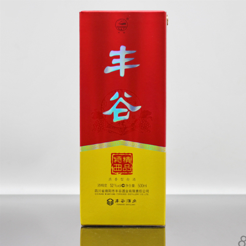 丰谷精品特曲浓香型52度500ml单瓶 商务婚宴纯酿粮食四川送礼白酒