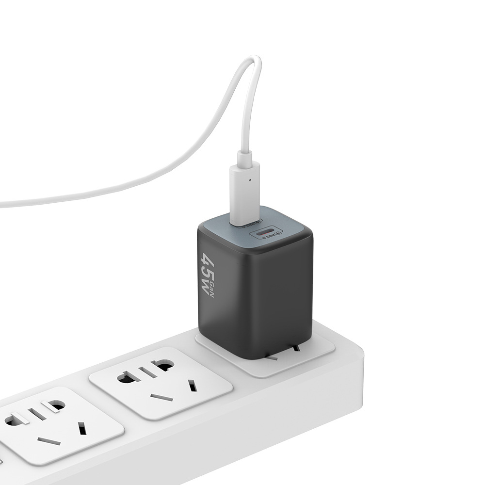 Cargador con certificación PD45WETL personalizado, cabezal de carga rápida de nitruro de galio GAN, adaptación de la fuente de alimentación de la tableta del teléfono móvil