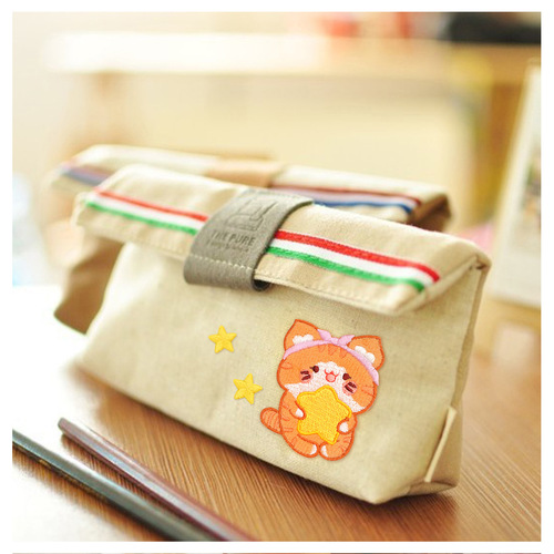 Reaching for the Stars Cute Cat Rabbit Bear Plush Embroidery Sticker Self-adhesive Sticky Sticker Directly onto Switch Shoes E3-2