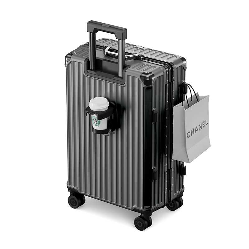 Nueva maleta con contraseña femenina, maleta con ruedas ligera, maleta de viaje de corta distancia para avión, maleta con ruedas de todo fósforo