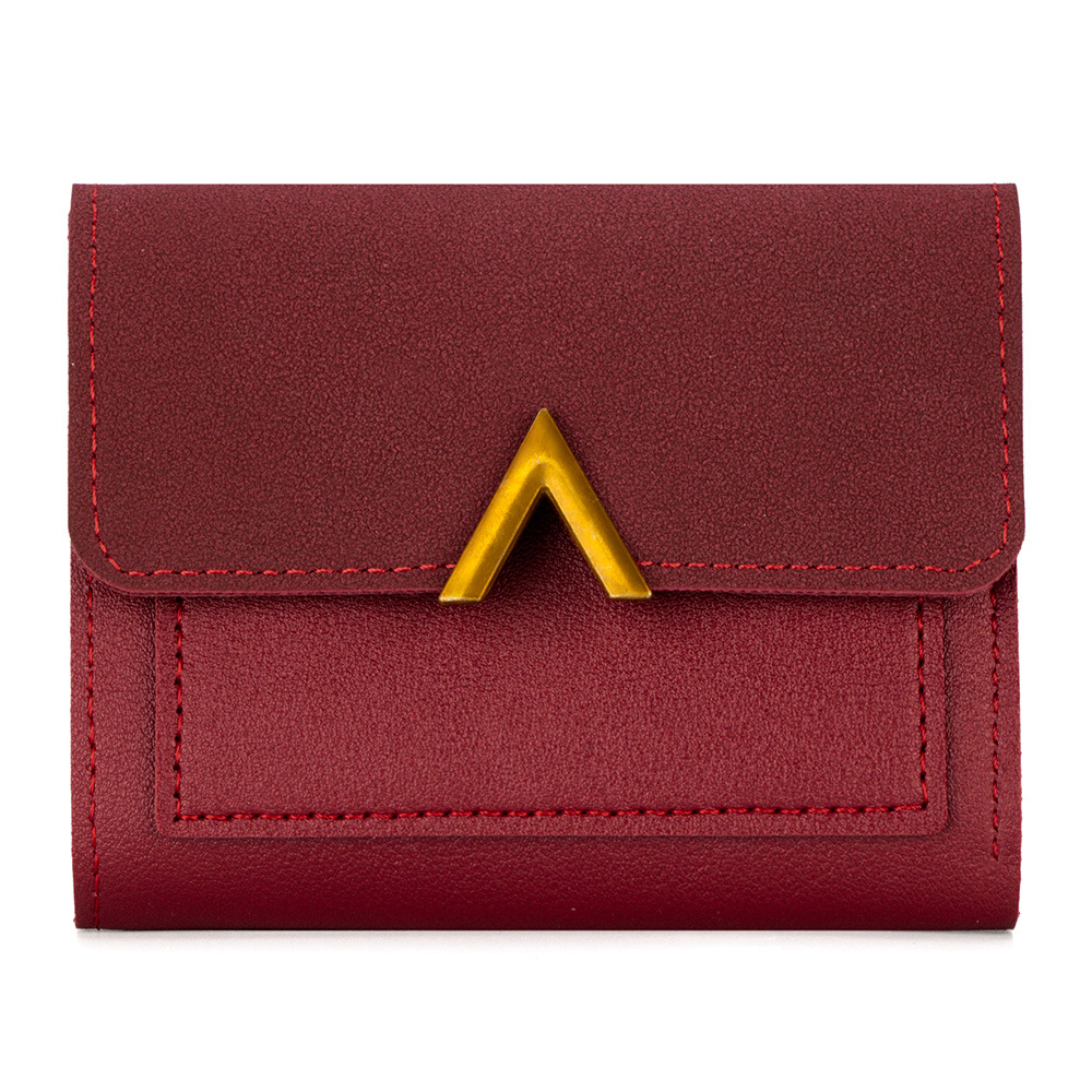 Nuevo estilo coreano de damas bolsas de tarjetas cortas bolsas pequeñas bolsas de tres plegadas bolsas de tarjetas de mujeres bolsas de tarjetas múltiples mini cubierta de tarjetas