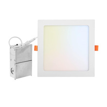 ETL认证led嵌入式吸顶灯方形面板灯筒灯带铁盒吸顶盒平板灯可调光