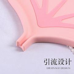 銀杏葉肥皂盒浴室衛生間導流式硅膠皂盒瀝水香皂盒輕奢香皂置物架