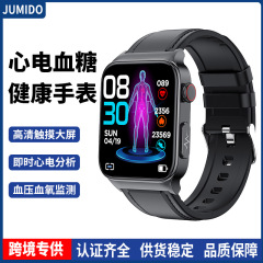 新型ET580スマート腕時計無創血糖ECG PPG心拍数血圧血酸素心電体温モニタリング運動