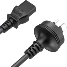 6Ӣ��18 AWG�Ĵ����ǵ�Դ�ߣ�IEC-320-C13��AS3112��