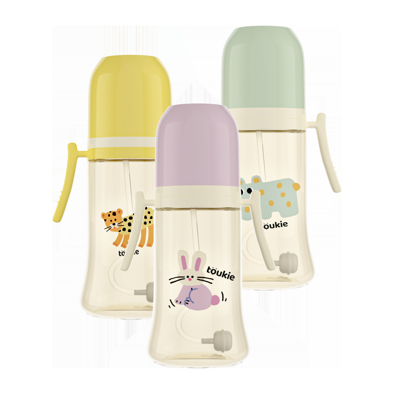 Tokie bebé recién nacido ppsu biberón resistente a las caídas anti-flatulencia asfixia leche bebé biberón materno e infantil suministros al por mayor