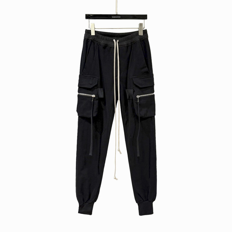 Subhuman Men's Style丨New Large Pocket Drawstring Casual Pants Men's Four Seasons Harem Pants Slim and Fashionable