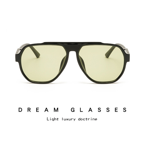 European and American pc large frame sunglasses, fashionable men and women, internet celebrity sun visors, no makeup, anti-UV sunglasses, cross-border manufacturer