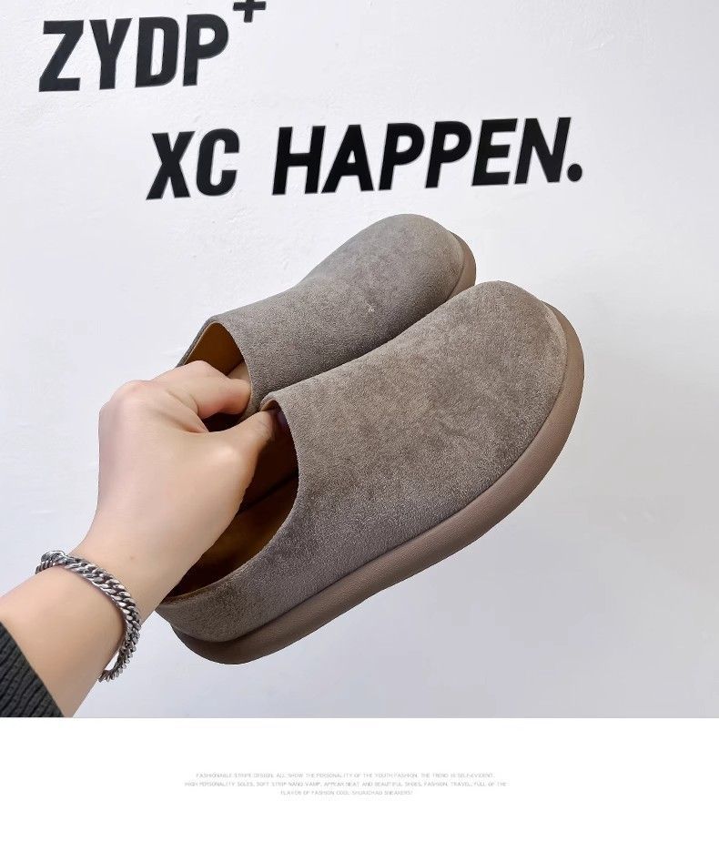Herren Herbst Winter Slipper Aus Canvas Für Alltag Und Freizeit_voghion.com