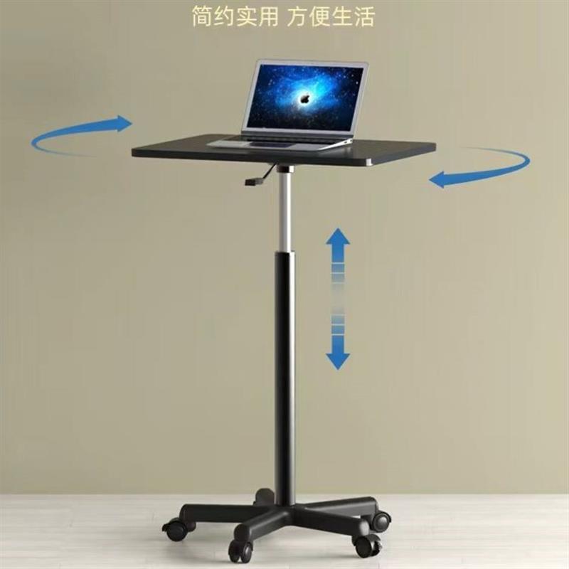 Plum mobile small table standing workbench can be lifted up and down…