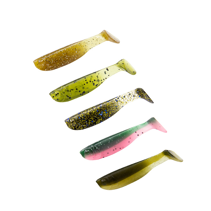 Luya bait tail 10 pieces/bag of multi -color soft bait soft insect…