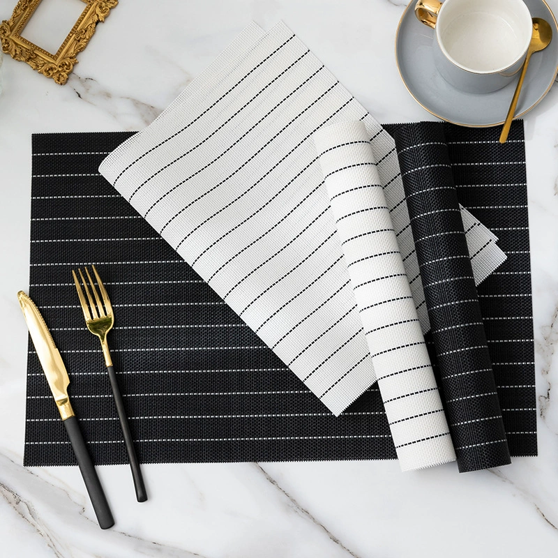 White modern and minimalistic waterproof table mat PVC, wholesale
