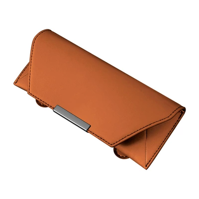 Car Glasses Clip/Bill Clip: car glasses box sun - light-brown-ideal-orange-no-standard-blank