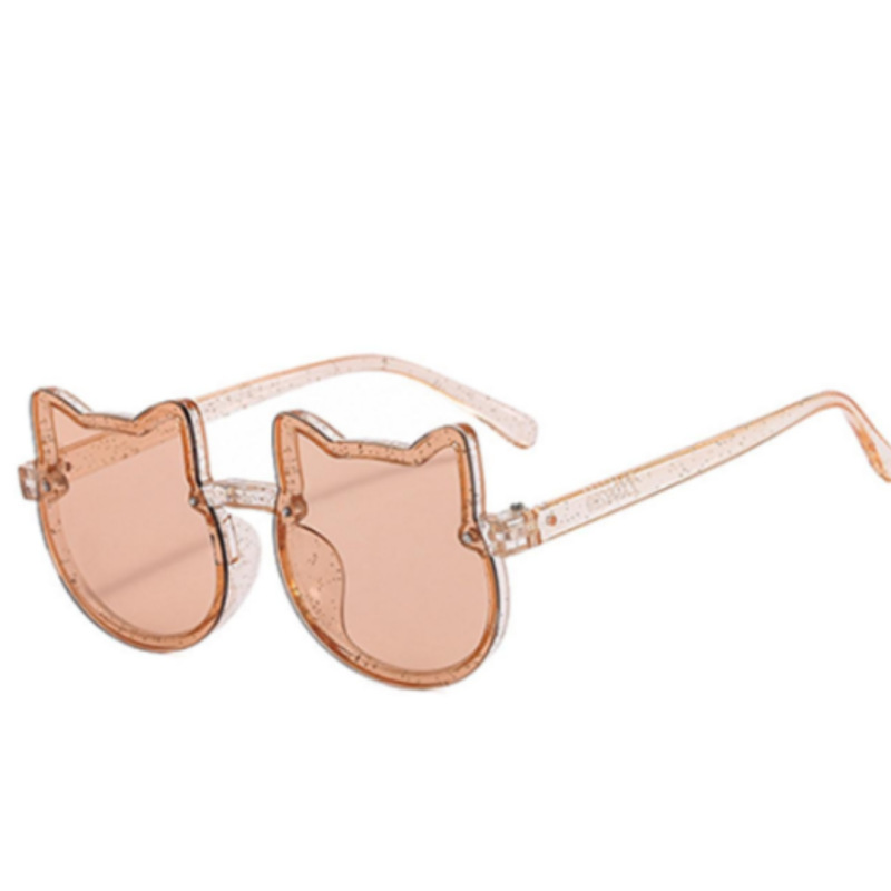 Nuevas gafas de sol infantiles con lazo de Raine, gafas de sol con forma de gato, gafas de sol para niñas, protección UV