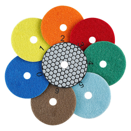 Stone dry grinding discs, marble polishing discs, granite diamond water grinding discs, ceramic tile trimming angle grinder polishing discs