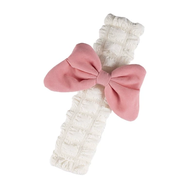 Kids Car Anti-Strangle Shoulder – Seat belt shoulder pad - puffy-shoulder-patch-vermicelli-bow