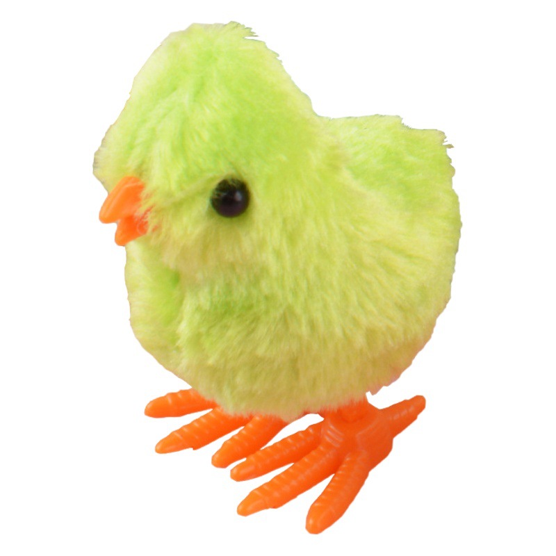 Bobinado juguete de peluche de pollo de cuerda simulación animal lindo pollo TikTok mismo estilo juguete nostálgico para niños