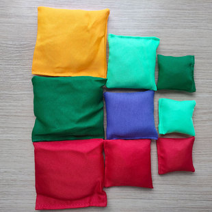 10*10 Cross-border Special for Flat Sandbags Square Sandbags Double Leak-proof Sports Throwing Small Sandbags Wholesale