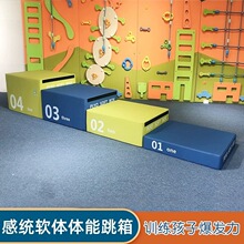 幼儿园儿童软体跳箱小孩体育训练器材跳马四合一健身跳箱