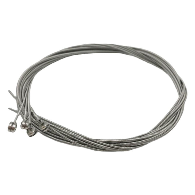 Clásico folk acústica guitarra cuerdas de latón cobre rojo color cuerdas embalaje independiente conjunto cuerdas de guitarra a granel al por mayor