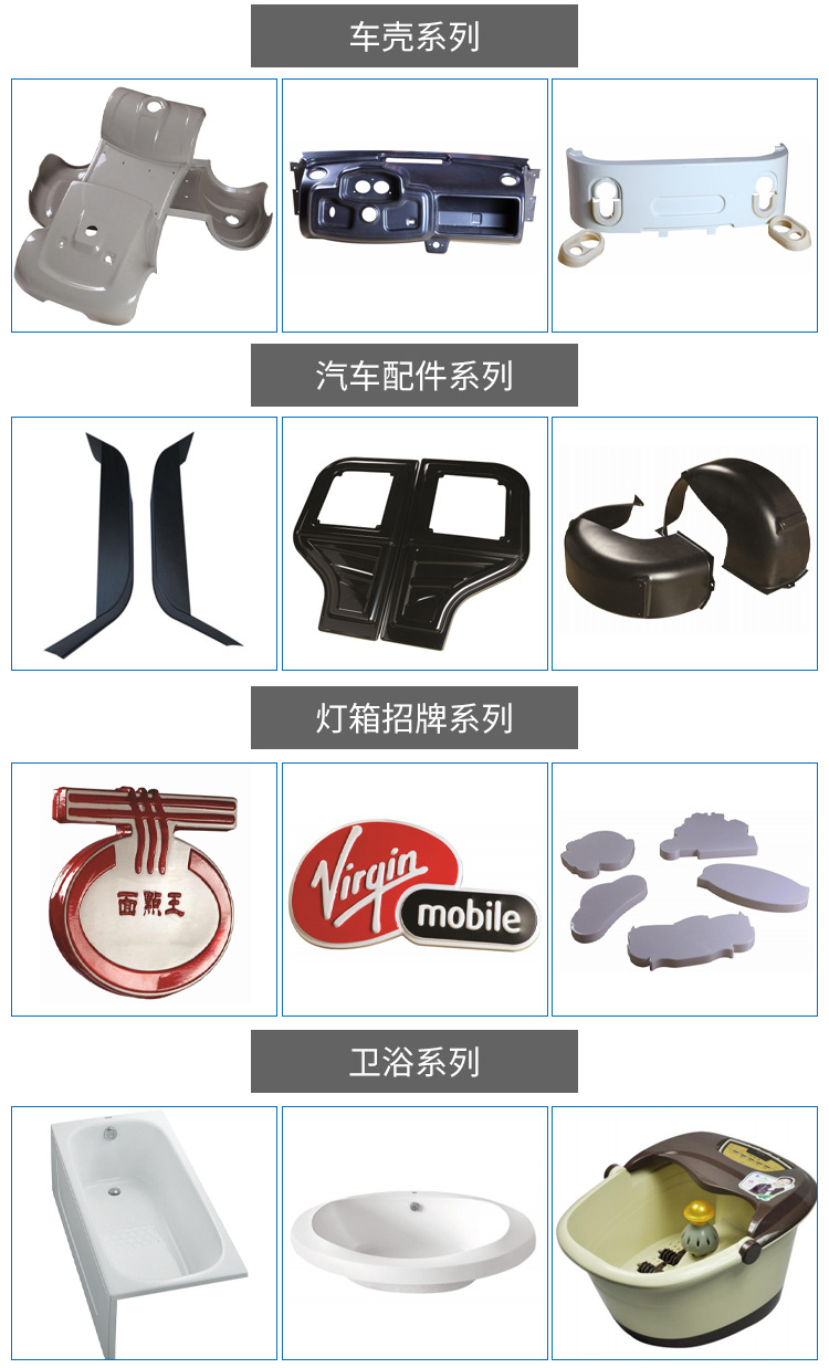 Car Bumper Blister Molding Roof Trunk Blister Molding Car Wheel Eyebrow Suction Plastic Molding