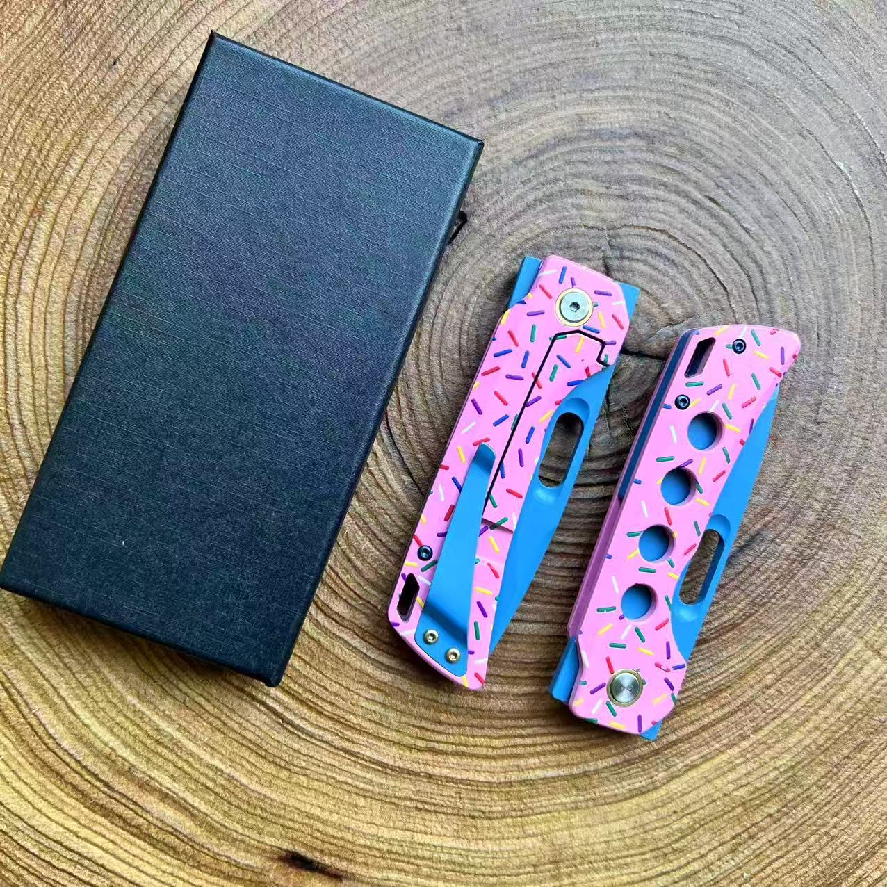 跨境直销户外刀折刀便携式露营EDC刀具野外生存战术折叠刀水果刀