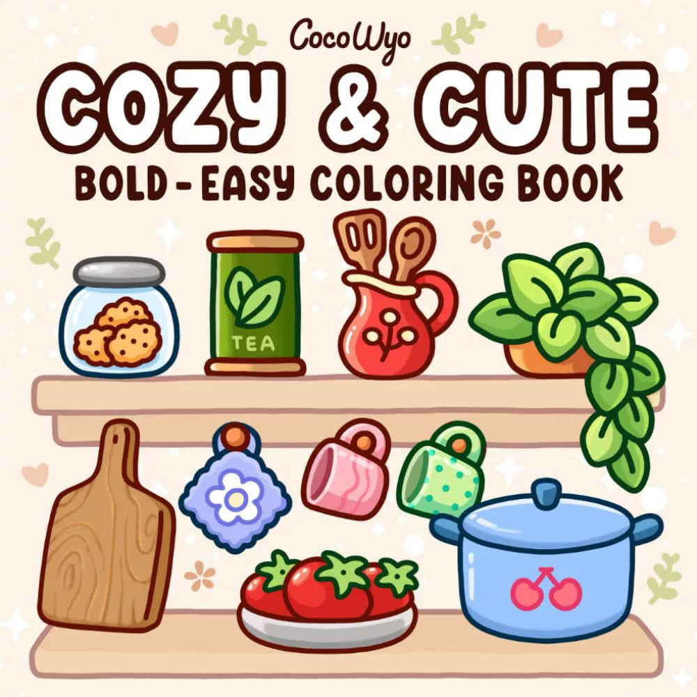 [跨境新品Spooky Cutie Coloring Book Paperback怪兽系列涂色本]