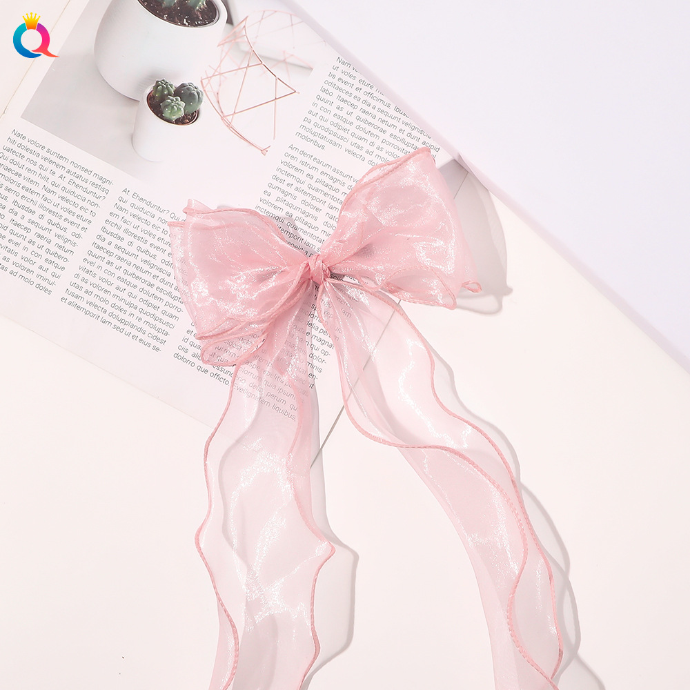 Women's Elegant Sweet Bow Knot Gauze Iron Hair Clip display picture 12