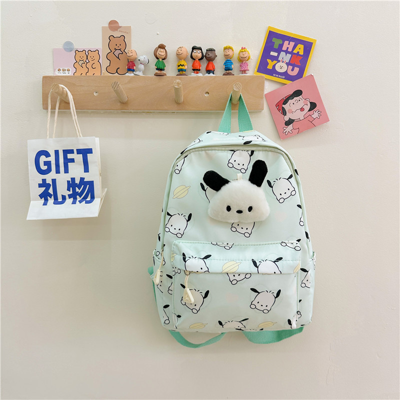 2024 verano nuevos niños de dibujos animados impreso tela Oxford mochila lindo accesorios kindergarten bebé mochila