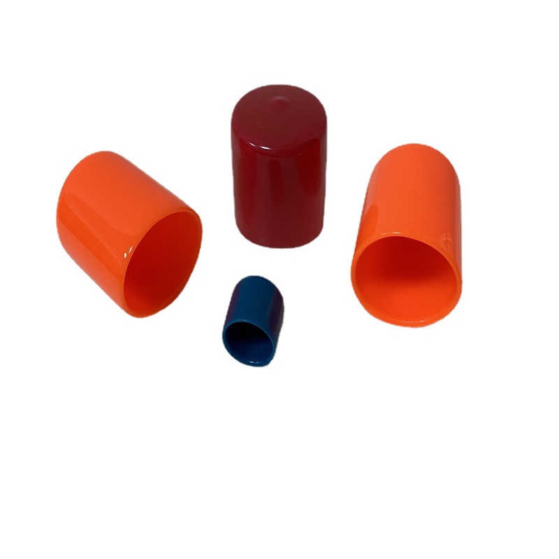 软PVC橡胶堵头螺纹保护套螺杆保护帽圆形橡胶保护帽塑料盖橡胶套