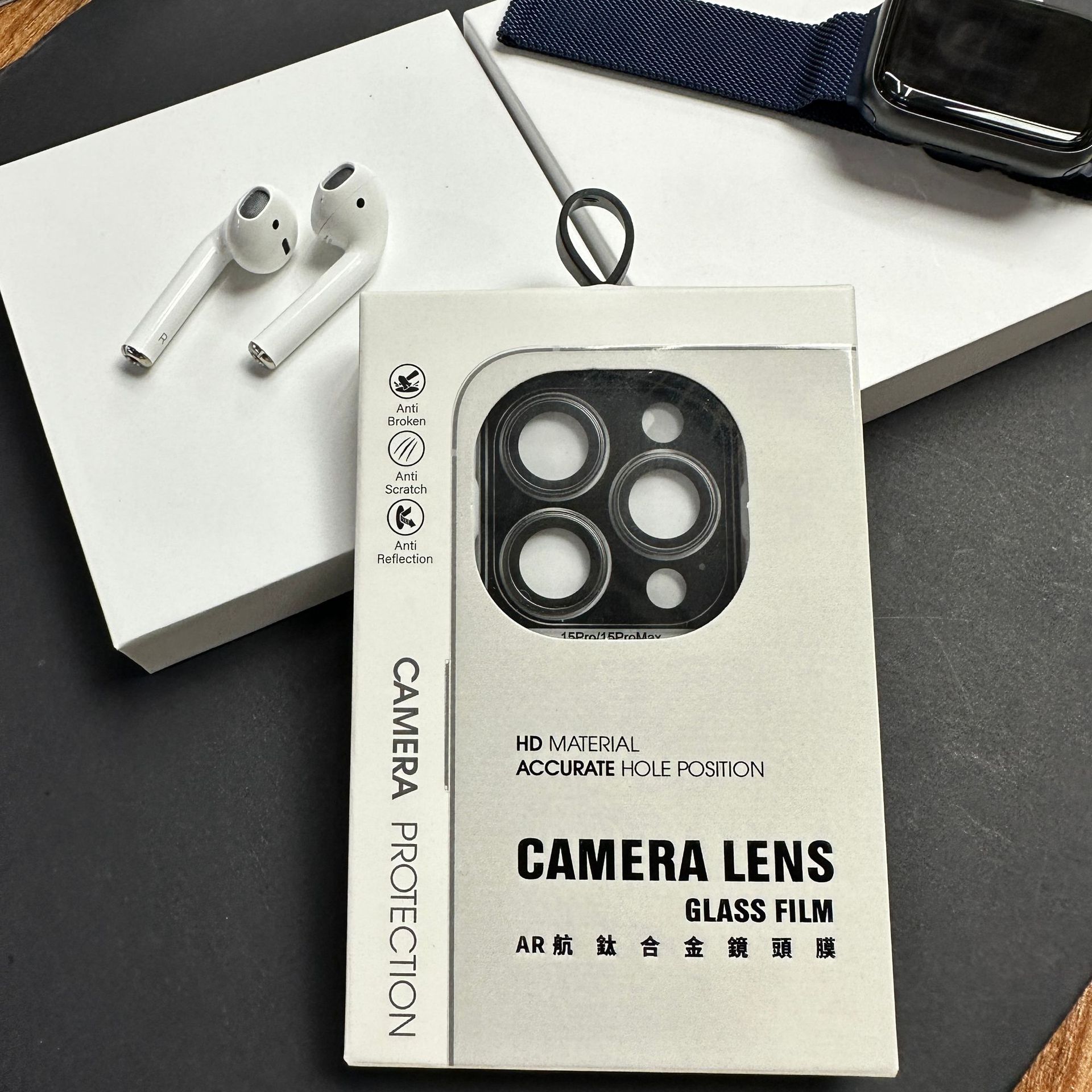 Adecuado para iPhone15promax Eagle Eye lente anillo protector pegatina iPhone15Pro localizador lente anillo pegatina