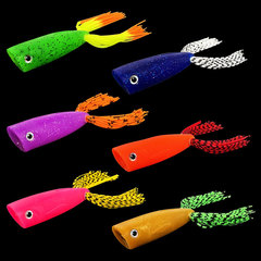Bionic Soft Bait 7cm/15g Wave Craw Fake Lure Silicone Wire Hand Tied Casting Lure 6-Count Box Set