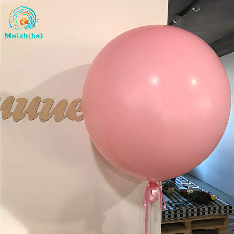 Hermosos globos de látex mate redondos y gruesos de 36 pulgadas de color vintage, ideales para la venta en mercados nocturnos, para decoración y arreglos.