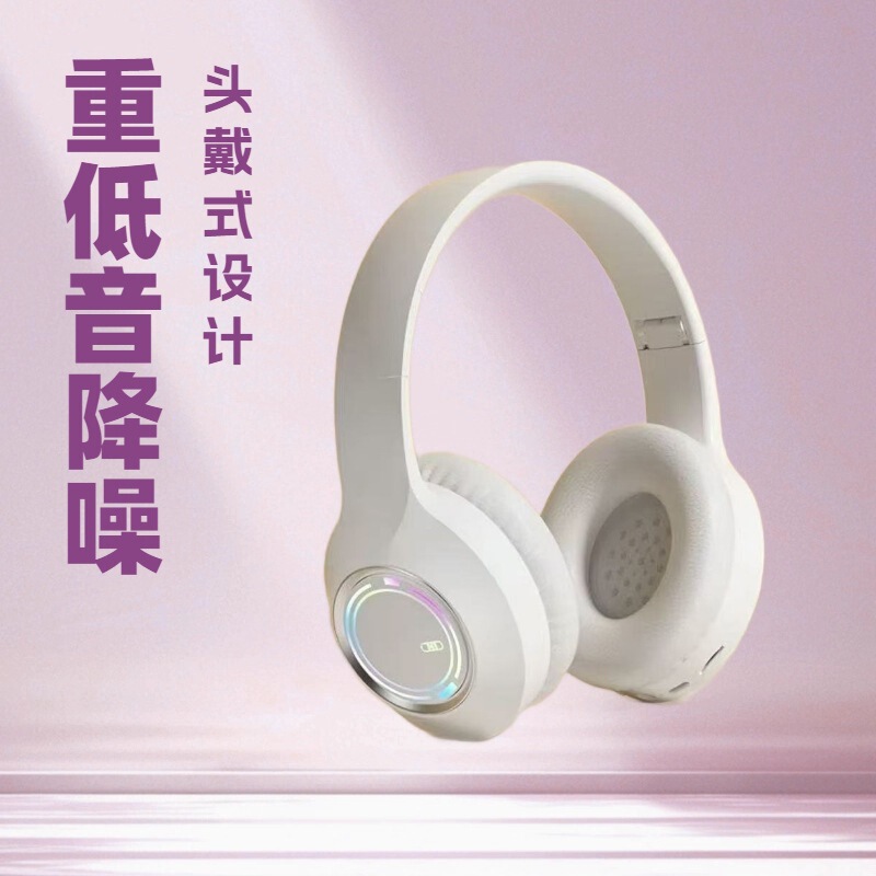 Huaqiangbei Head-Mounted Bluetooth Headset Plug-In Card E-Sports Game Music Headset Super Long Standby Mobile Phone and Computer Universal