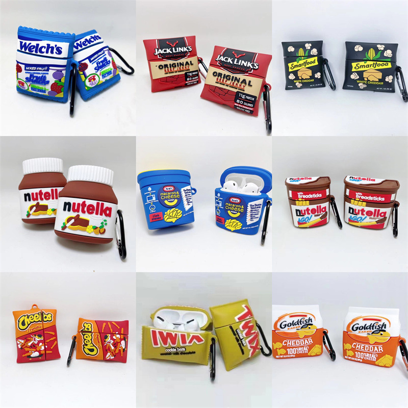 Personalized candy snack sports drink headset protective cover suitable for Apple airpods pro 123 generation