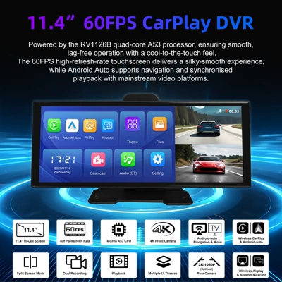 11.4-Inch 4K Driving Recorder Driving recorder