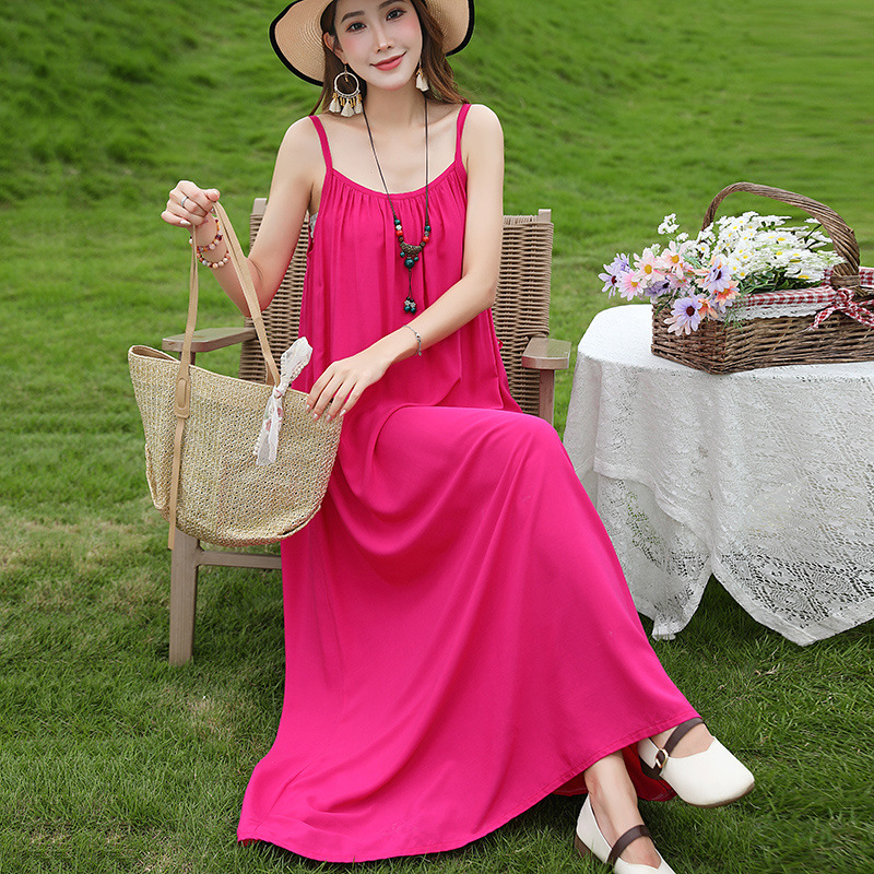 [벨트 포함]-로즈 레드