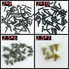 Self-tapping screws with reinforced fiber, multiple specifications, cross countersunk, solid wood high-hardness wall panel, antique bronze flat head screws
