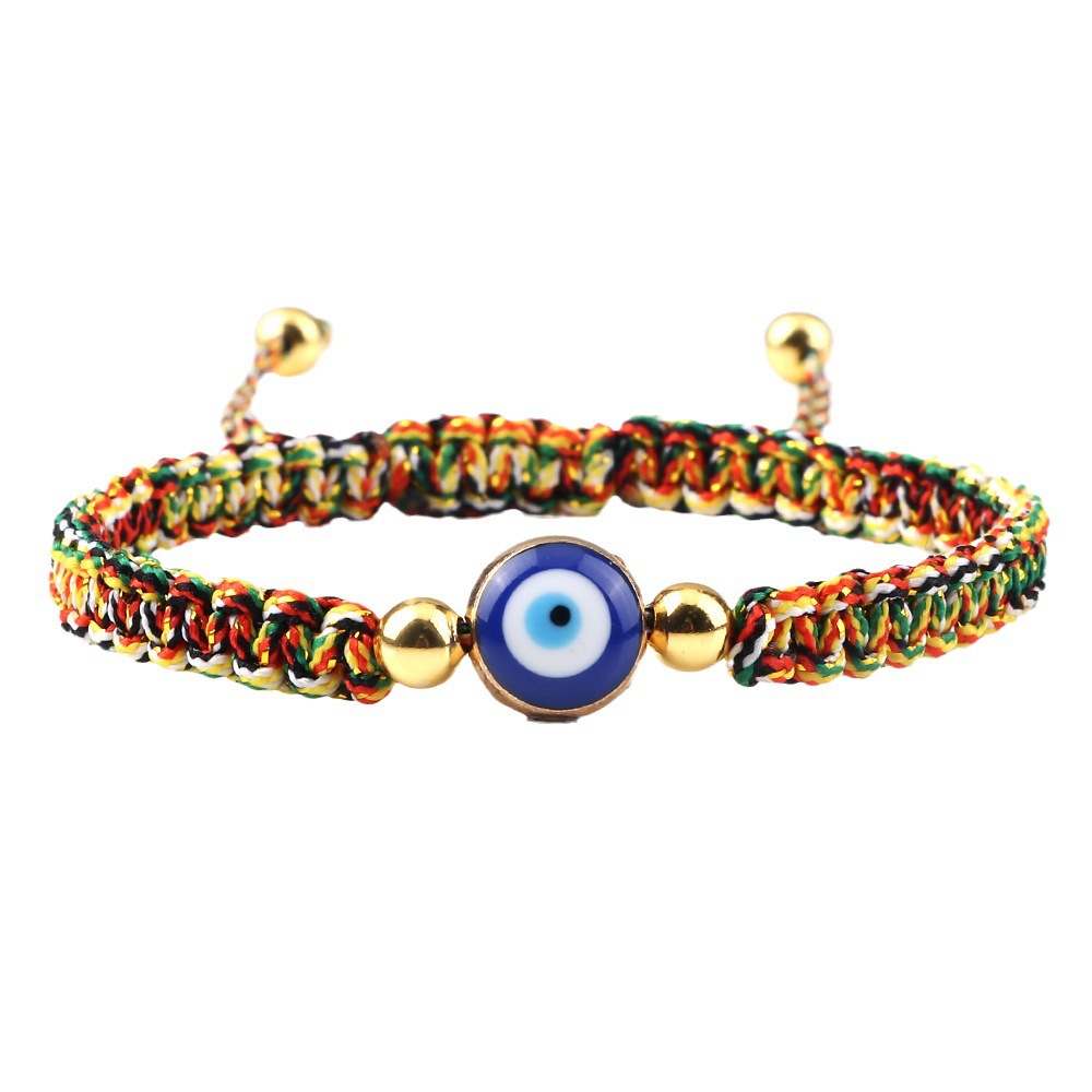 Lucky Evil Eye Red String Bracelet Protection Jewelry Minimalist_voghion.com