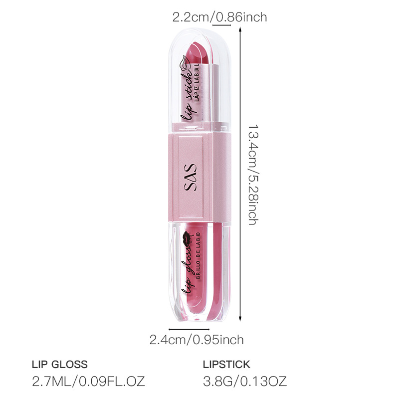 USHAS comercio exterior transfronterizo esmalte de labios terciopelo mate impermeable que no se desvanece lápiz labial largo SAC099