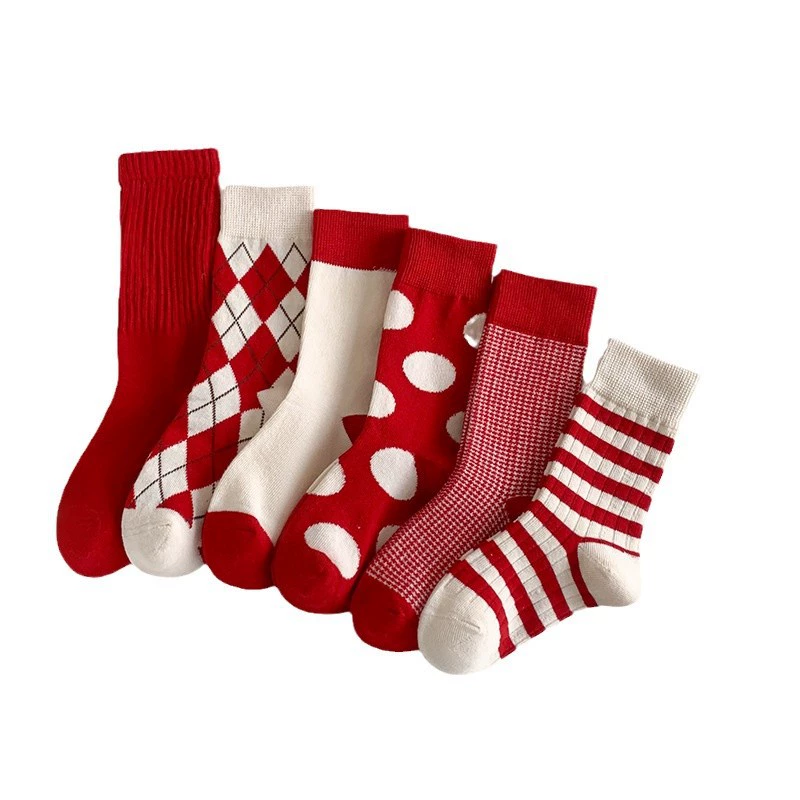 Детские комфортные демисезонные красные knee socks?