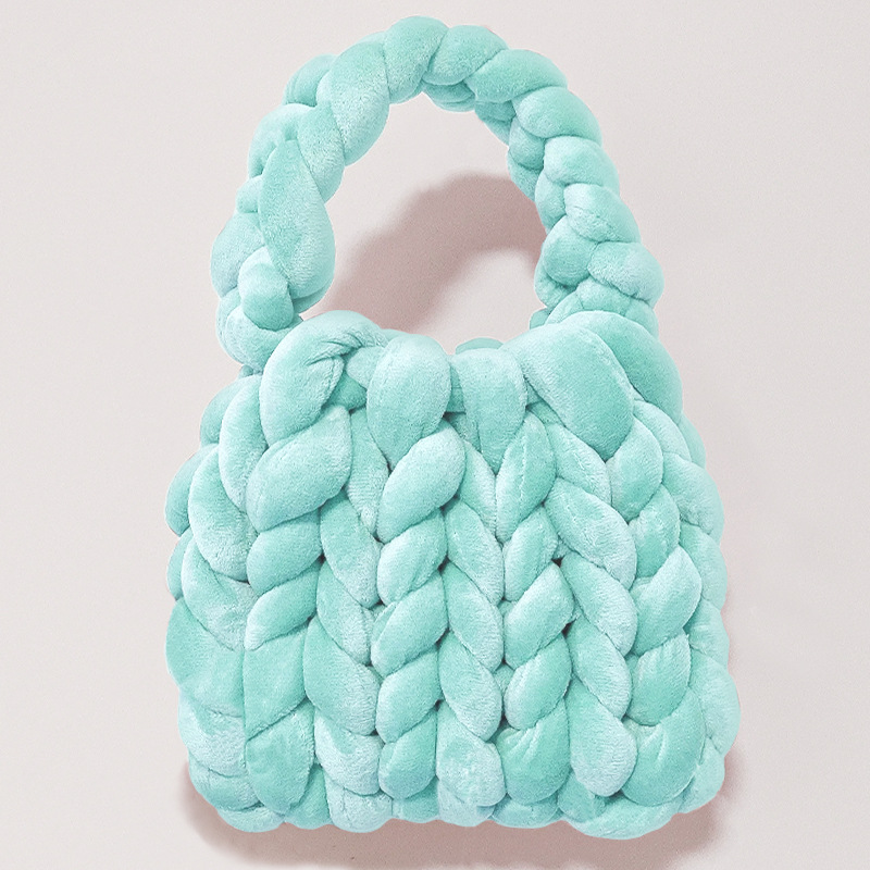 Accesorios de relleno de algodón islandés hilo diy bolsas de mano tejidas alfombras de alfombra de hilo de lana super gruesa ganchillo