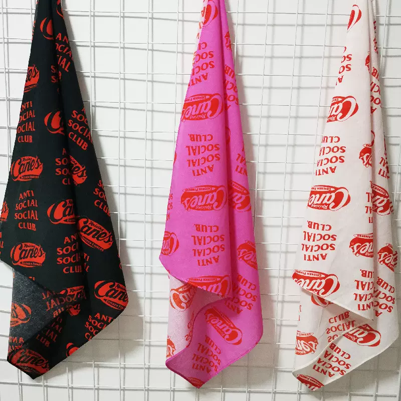 定制全棉方巾纯棉头巾一花多色棉手帕定制logo全棉骑行头巾